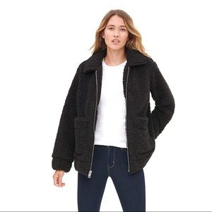 Levi's soft sherpa oversized bomber jacket